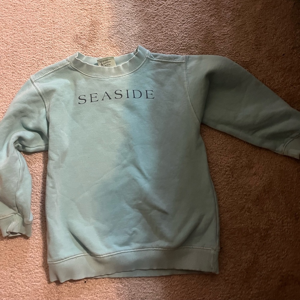 Mint seaside sweatshirt kids size small